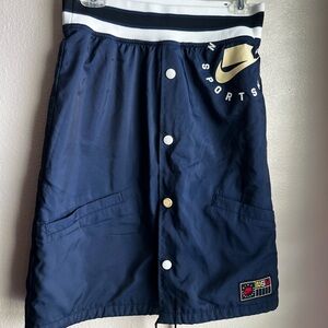 Nike Sportswear Snap Button Skirt Navy Blue Women's Small